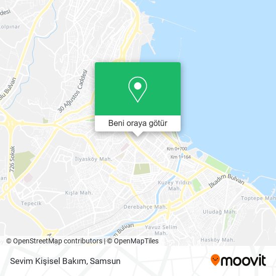 Sevim Kişisel Bakım harita