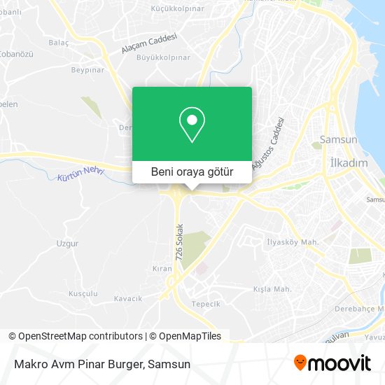 Makro Avm Pinar Burger harita