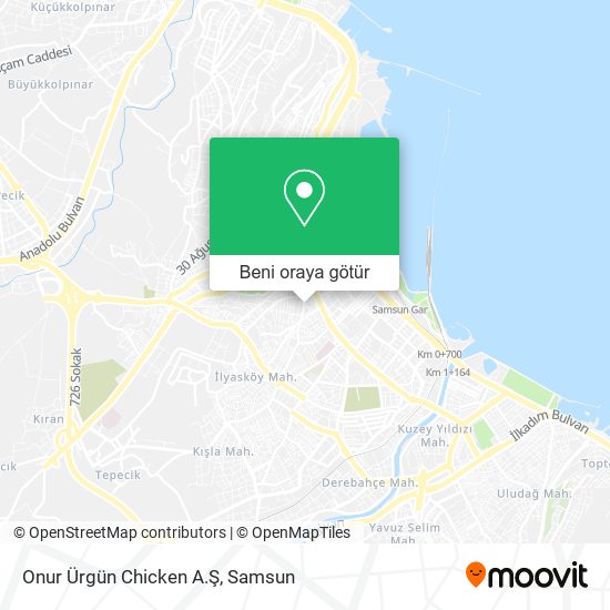Onur Ürgün Chicken A.Ş harita