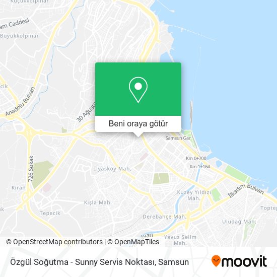 Özgül Soğutma - Sunny Servis Noktası harita