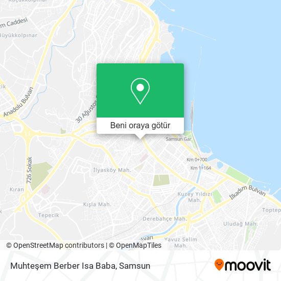 Muhteşem Berber Isa Baba harita