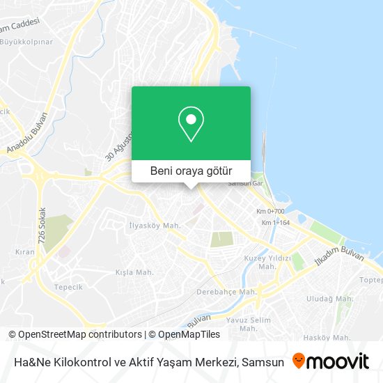 Ha&Ne Kilokontrol ve Aktif Yaşam Merkezi harita