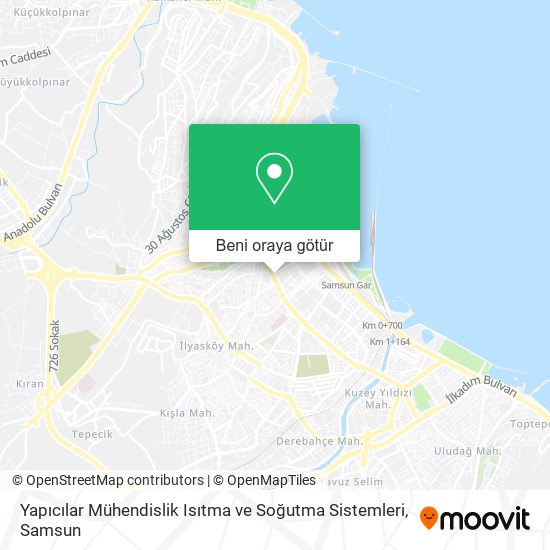 Yapıcılar Mühendislik Isıtma ve Soğutma Sistemleri harita