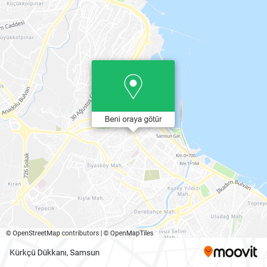 Kürkçü Dükkanı harita