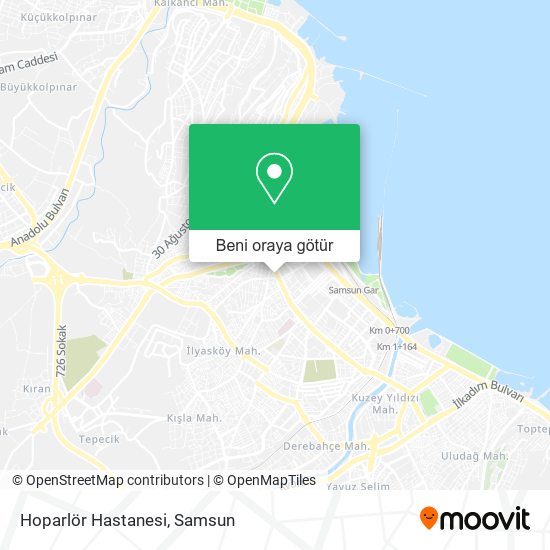 Hoparlör Hastanesi harita