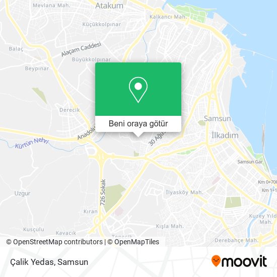 Çalik Yedas harita