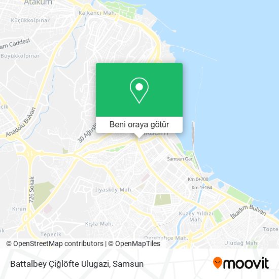 Battalbey Çiğlöfte Ulugazi harita