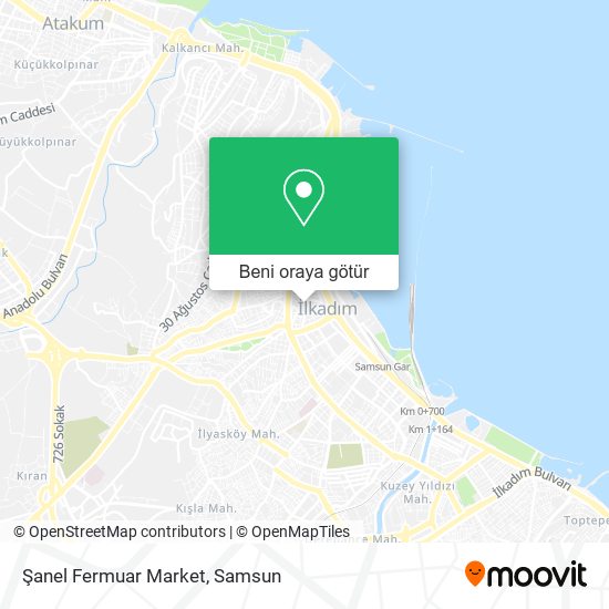 Şanel Fermuar Market harita
