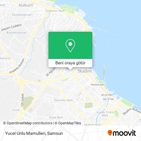 Yucel Unlu Mamulleri harita