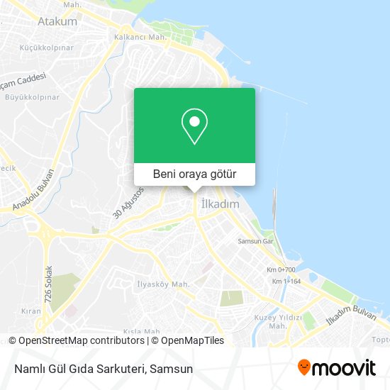 Namlı Gül Gıda Sarkuteri harita