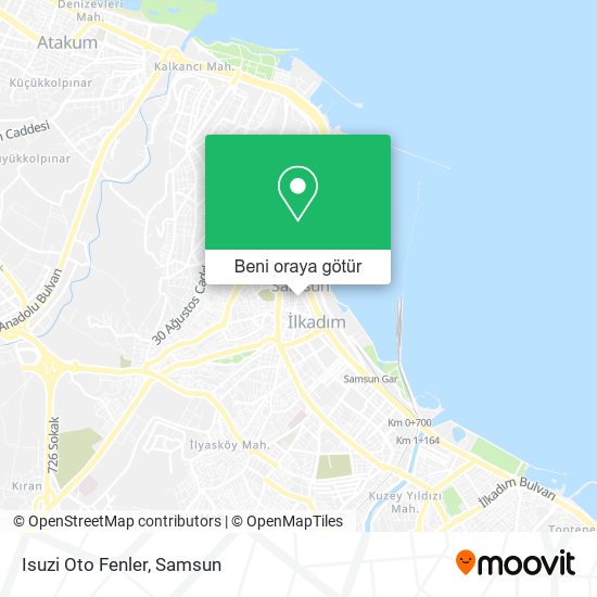 Isuzi Oto Fenler harita