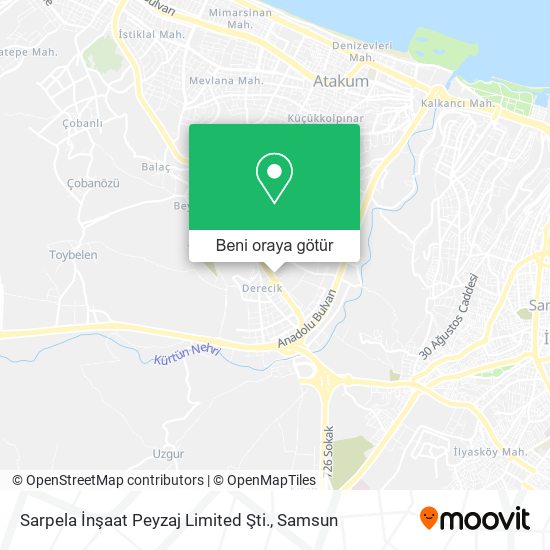 Sarpela İnşaat Peyzaj Limited Şti. harita