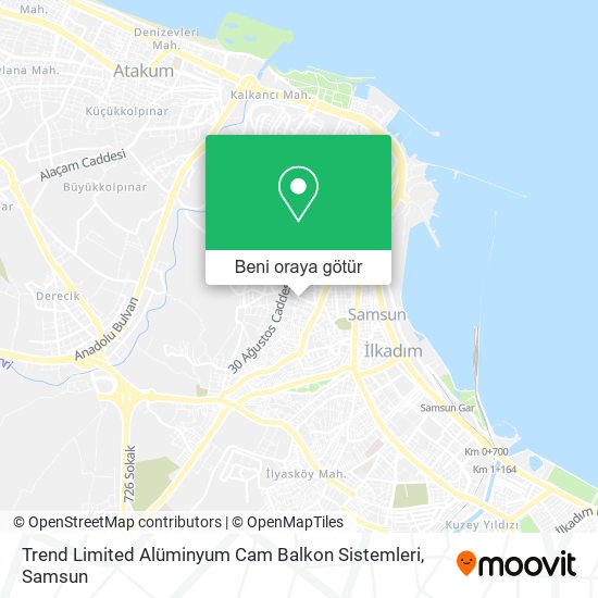 Trend Limited Alüminyum Cam Balkon Sistemleri harita