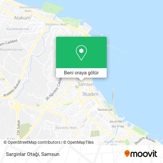 Sarginlar Otaği harita