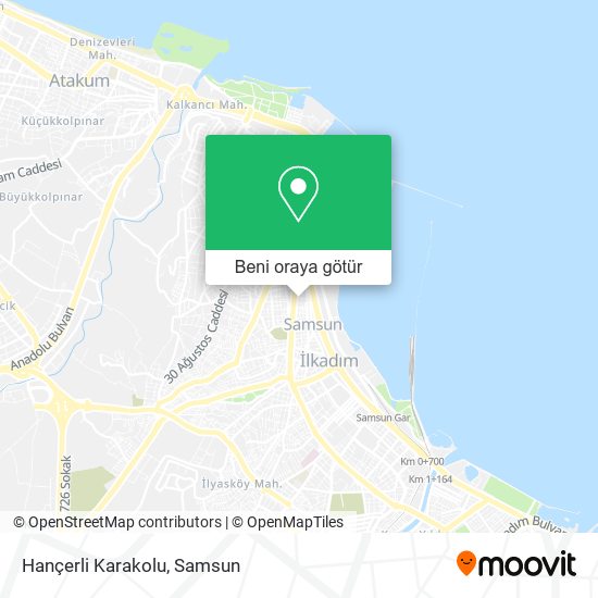 Hançerli Karakolu harita