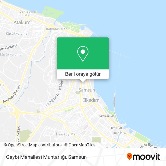 Gaybi Mahallesi Muhtarlığı harita
