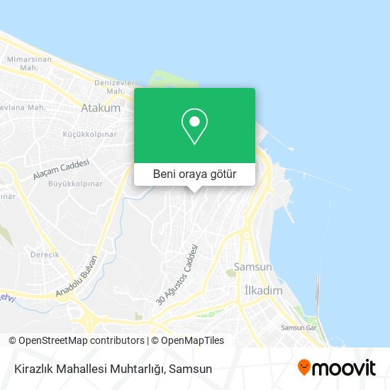 Kirazlık Mahallesi Muhtarlığı harita