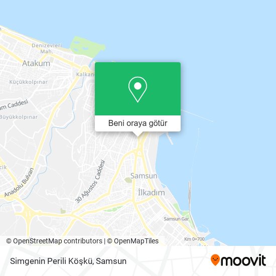Simgenin Perili Köşkü harita