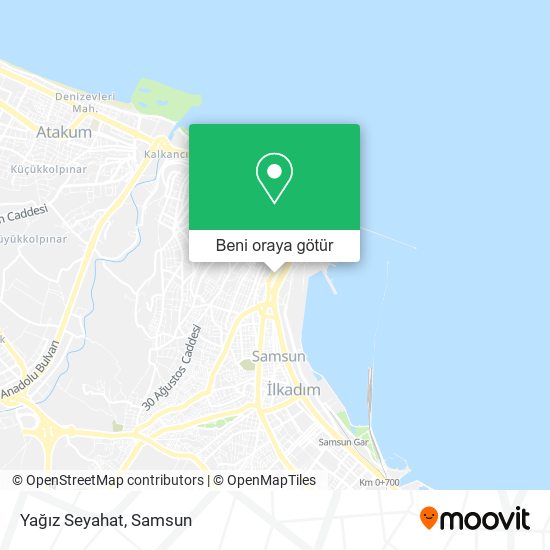 Yağız Seyahat harita