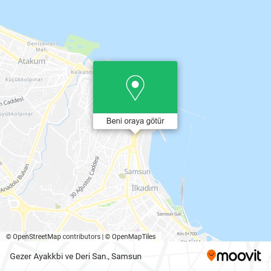 Gezer Ayakkbi ve Deri San. harita
