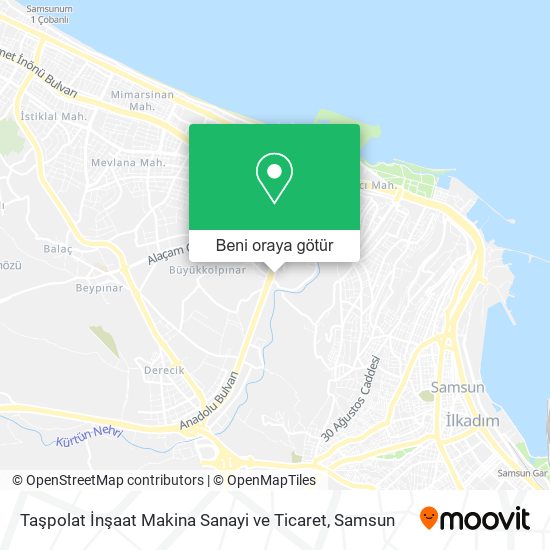 Taşpolat İnşaat Makina Sanayi ve Ticaret harita