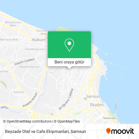 Beyzade Otel ve Cafe Ekipmanlari harita