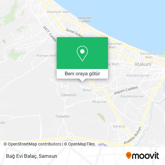 Bağ Evi Balaç harita