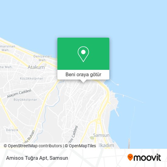 Amisos Tuğra Apt harita
