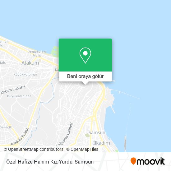 Özel Hafize Hanım Kız Yurdu harita