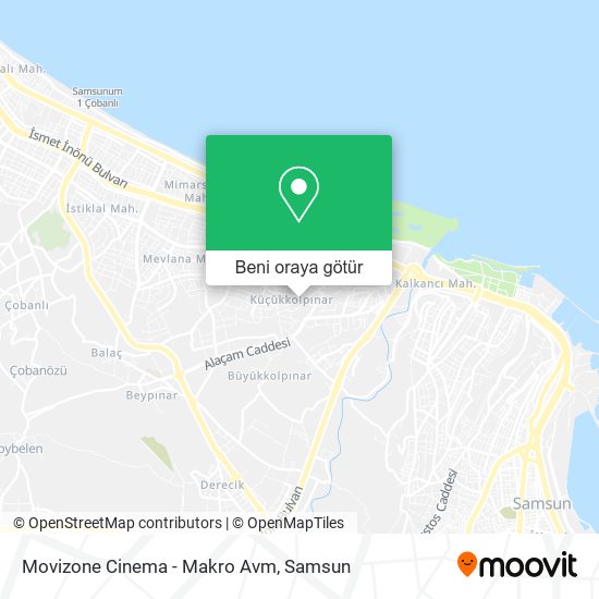 Movizone Cinema - Makro Avm harita