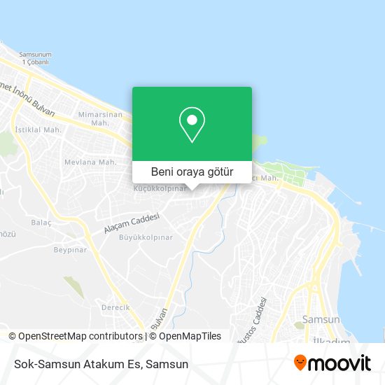 Sok-Samsun Atakum Es harita
