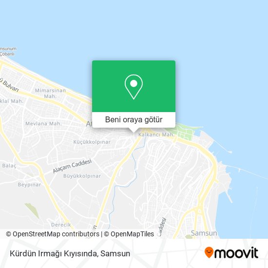 Kürdün Irmağı Kıyısında harita