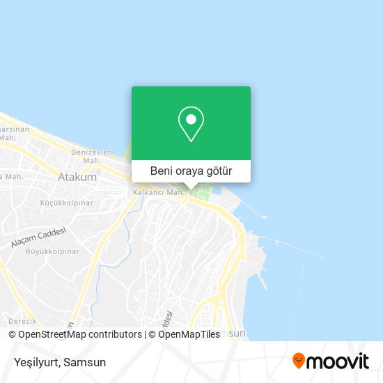 Yeşilyurt harita