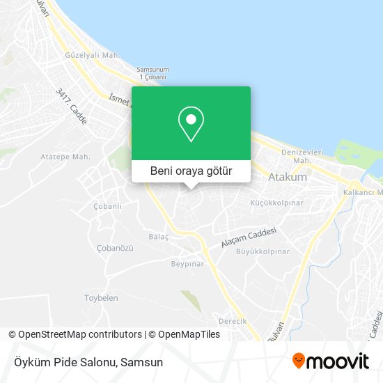 Öyküm Pide Salonu harita