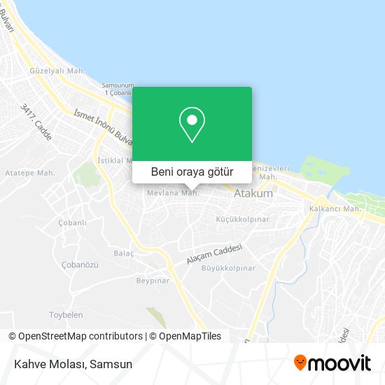 Kahve Molası harita