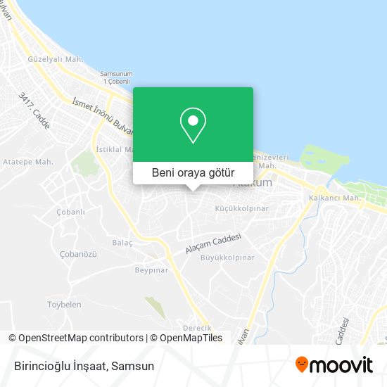 Birincioğlu İnşaat harita