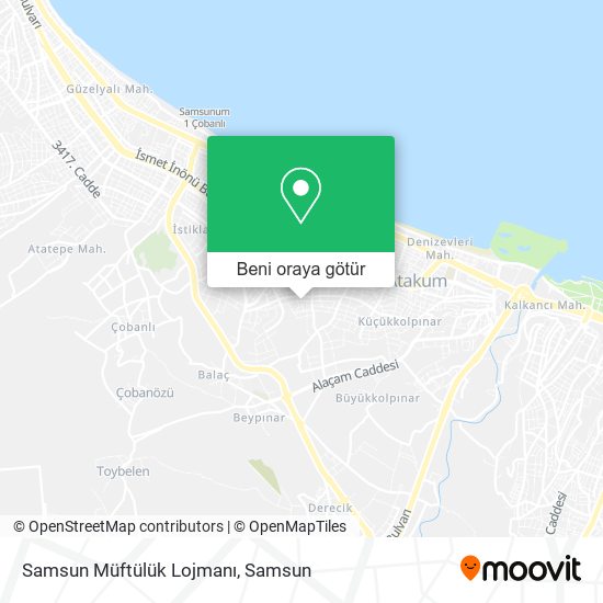 Samsun Müftülük Lojmanı harita