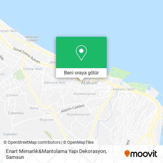 Enart Mimarlık&Mantolama Yapı Dekorasyon harita