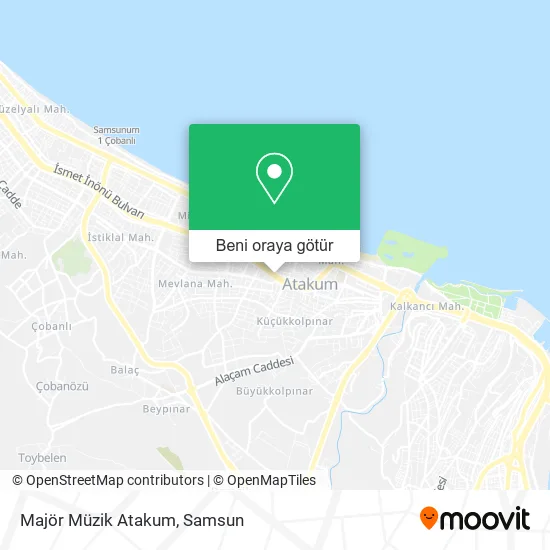 Majör Müzik Atakum harita