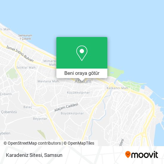 Karadeniz Sitesi harita