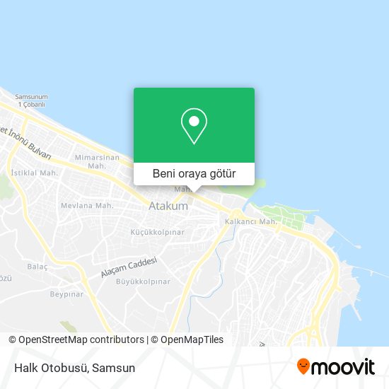 Halk Otobusü harita