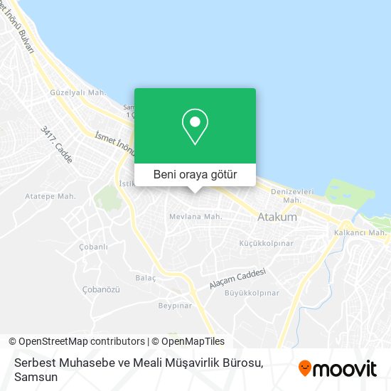 Serbest Muhasebe ve Meali Müşavirlik Bürosu harita