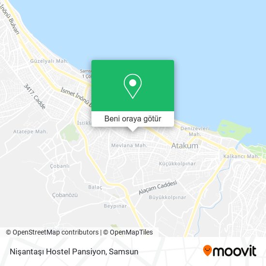Nişantaşı Hostel Pansiyon harita