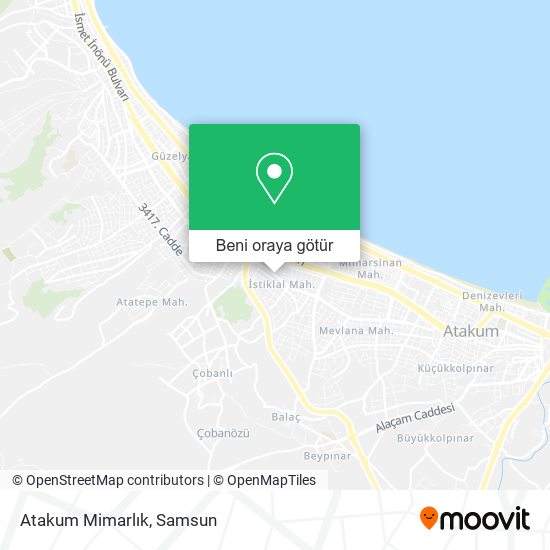 Atakum Mimarlık harita