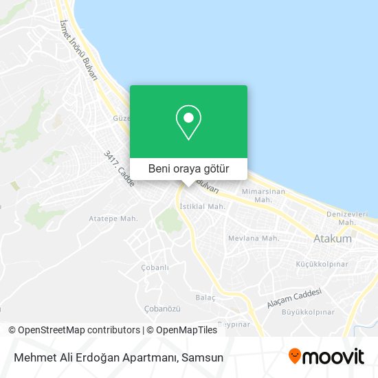 Mehmet Ali Erdoğan Apartmanı harita