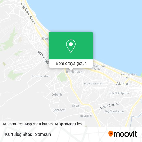 Kurtuluş Sitesi harita