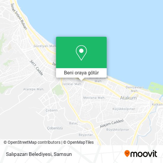 Salıpazarı Belediyesi harita