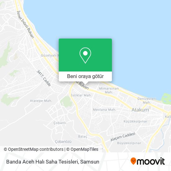 Banda Aceh Halı Saha Tesisleri harita