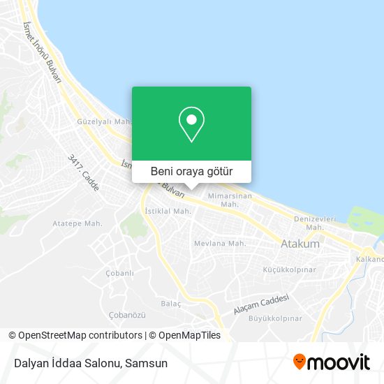 Dalyan İddaa Salonu harita