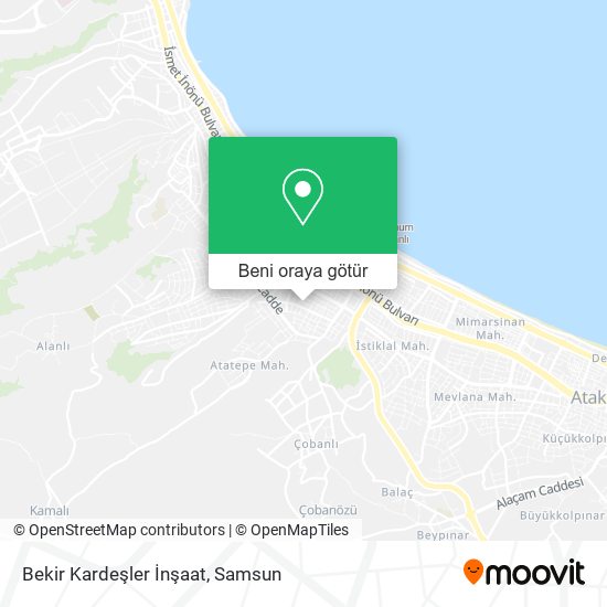 Bekir Kardeşler İnşaat harita